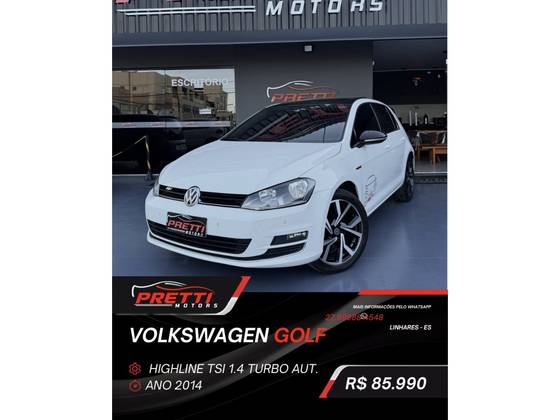 VOLKSWAGEN GOLF 1.4 TSI HIGHLINE 16V GASOLINA 4P AUTOMÁTICO